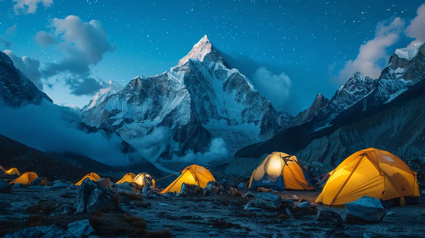 Camping at the Rooftop of the World: Adventures in the Himalayas