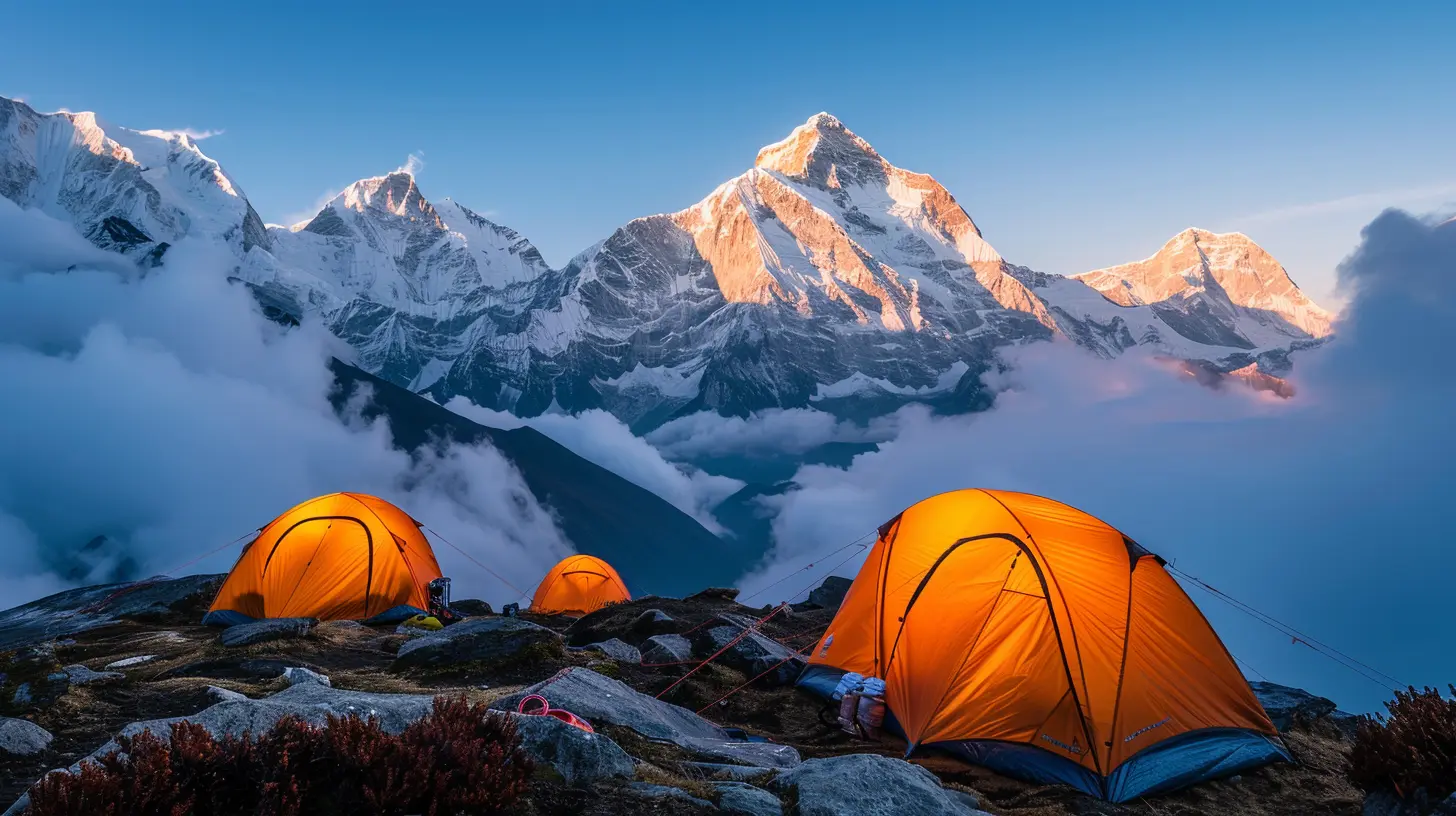 Camping at the Rooftop of the World: Adventures in the Himalayas