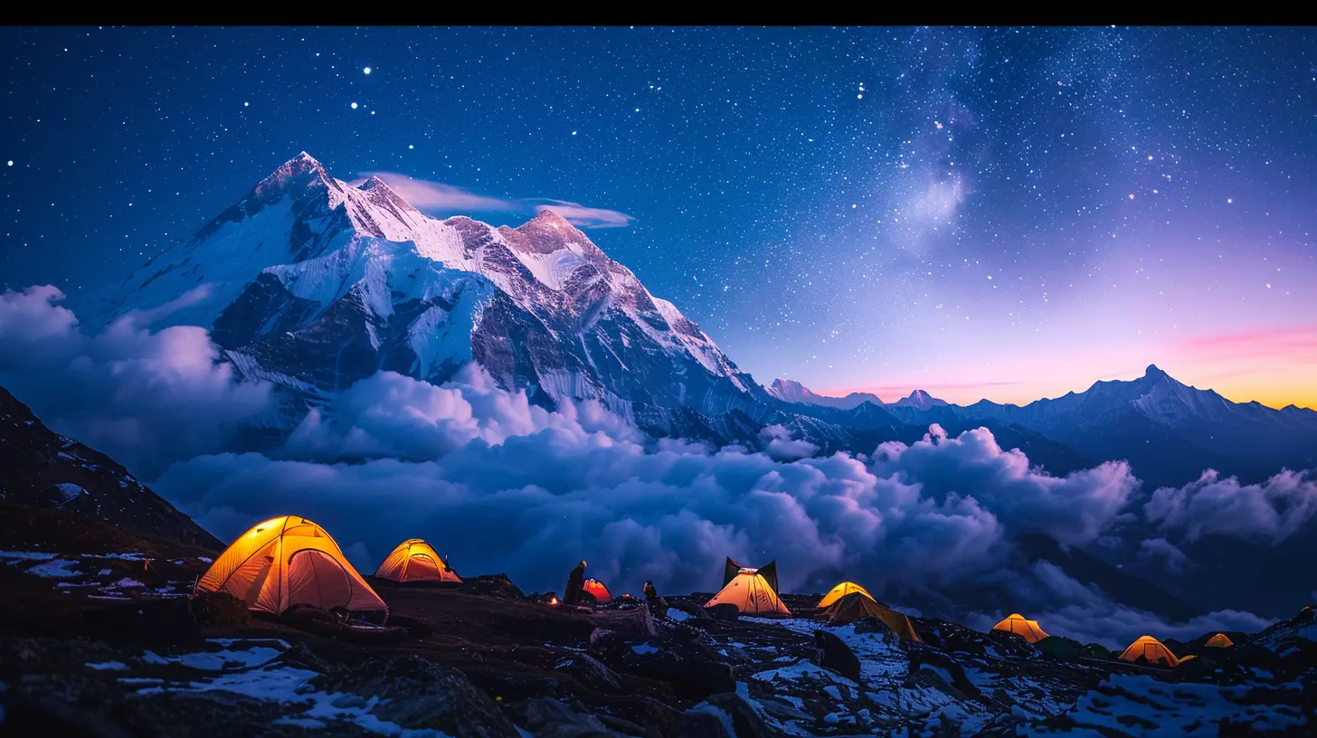 Camping at the Rooftop of the World: Adventures in the Himalayas