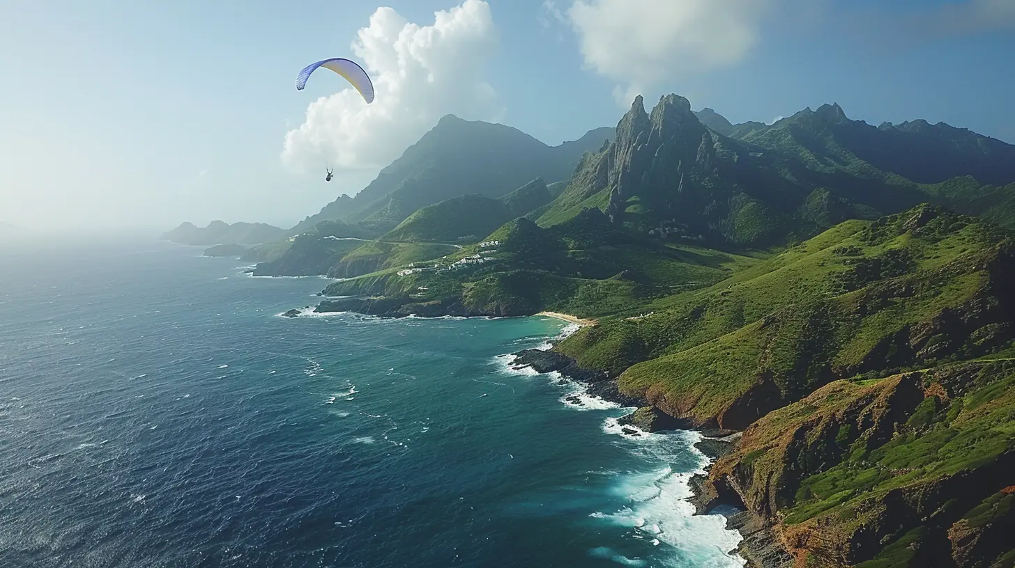 Paragliding Paradise: Soaring Over Stunning Landscapes