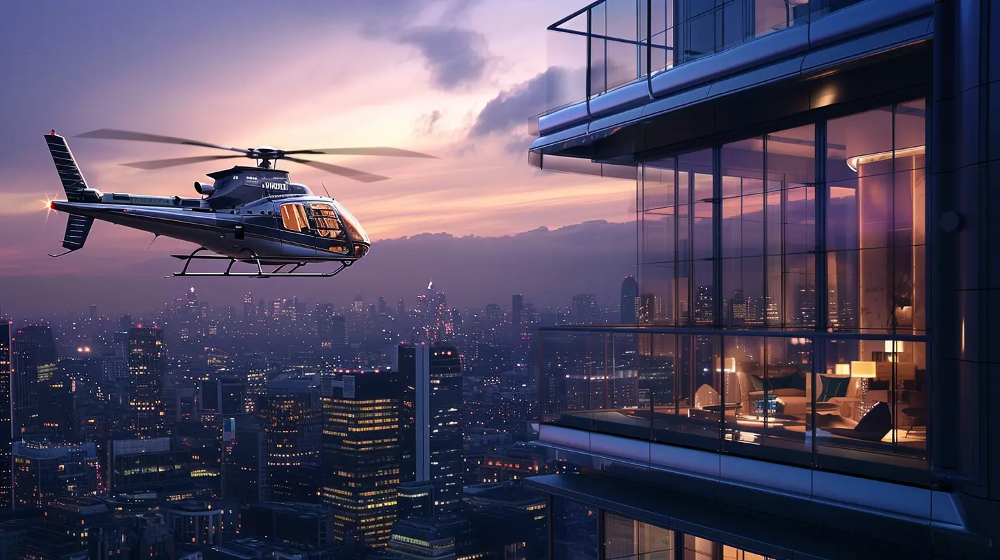 Sky-High Luxury: Hotels with Private Helicopter Services