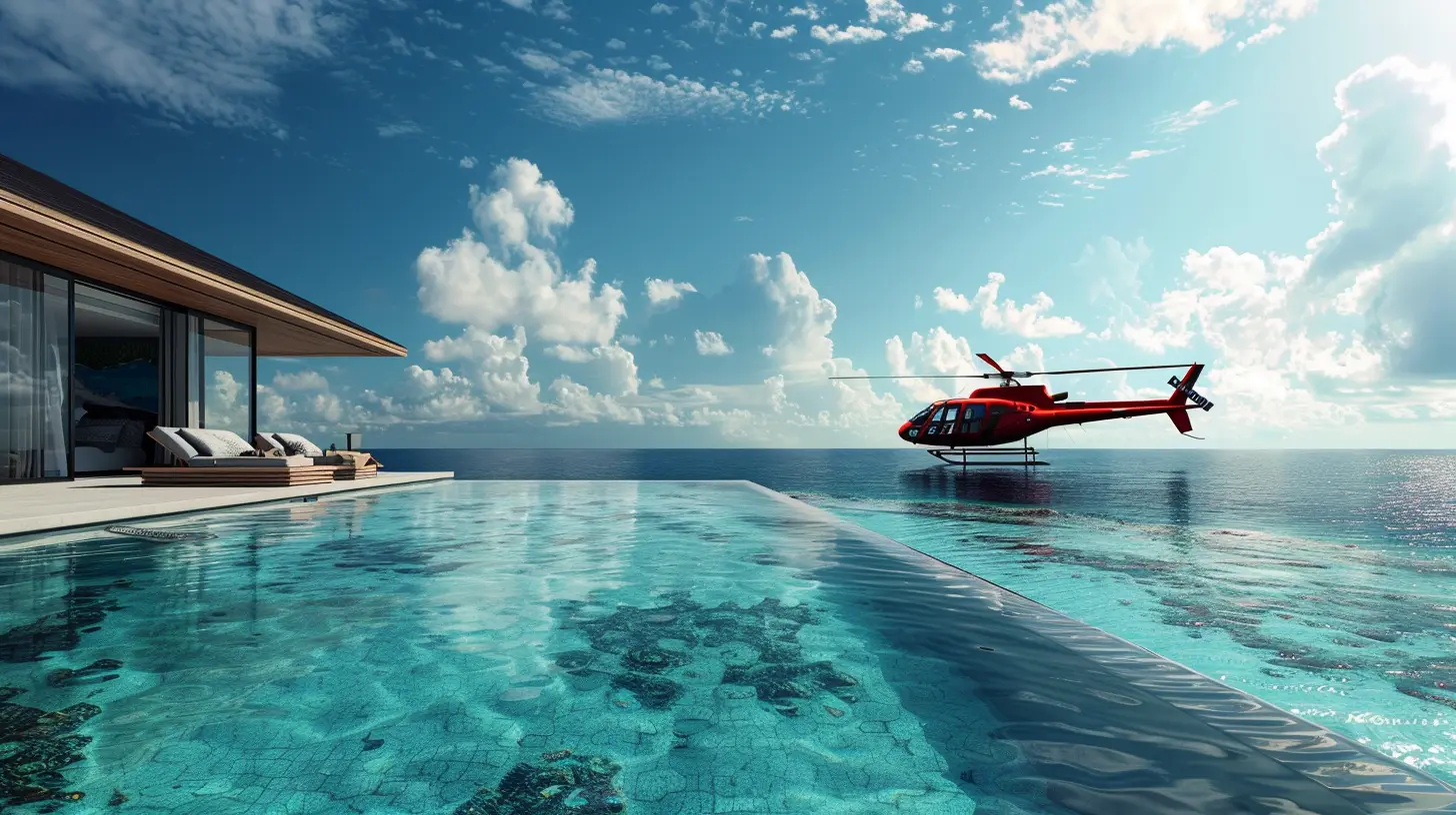 Sky-High Luxury: Hotels with Private Helicopter Services