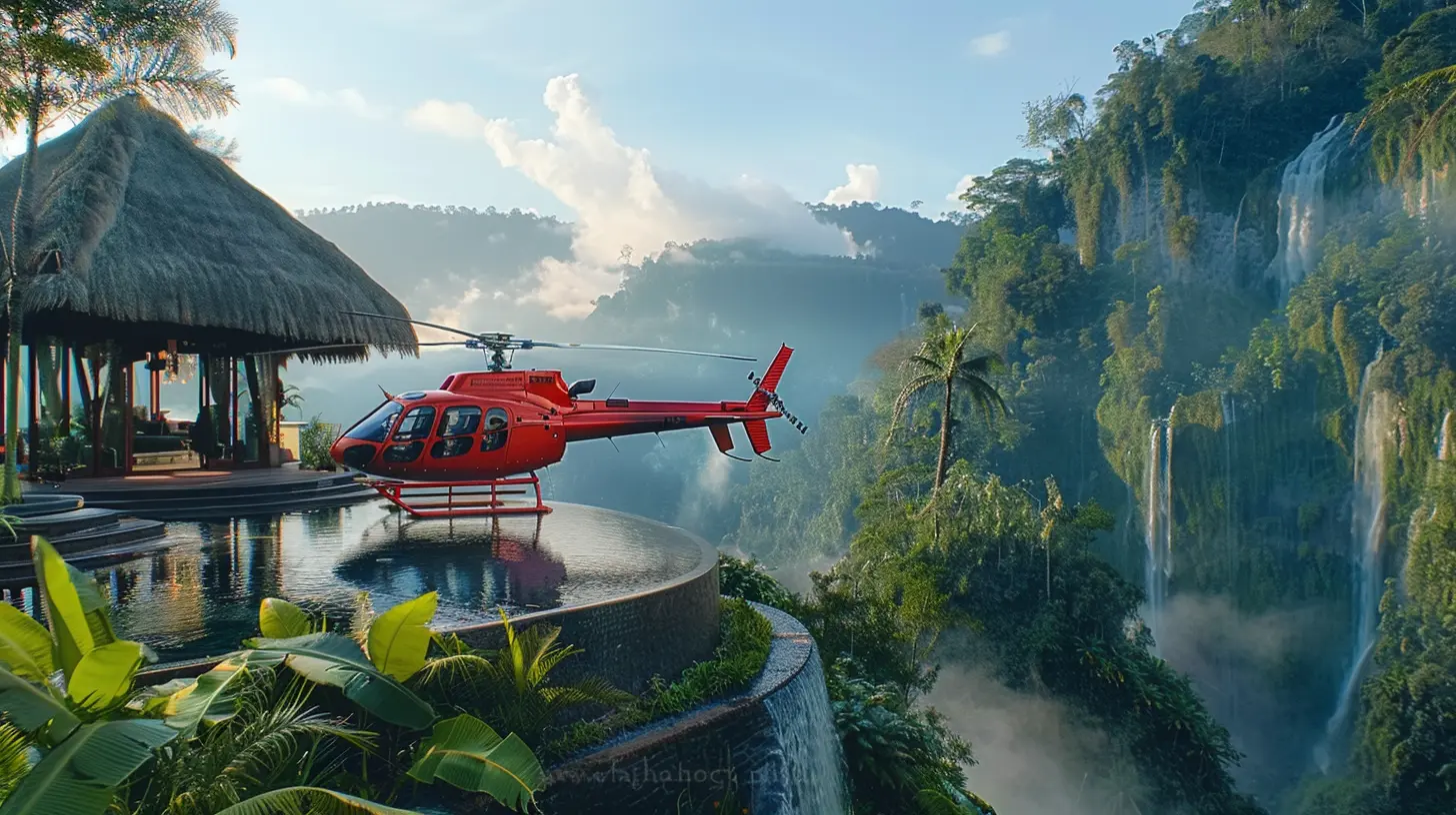 Sky-High Luxury: Hotels with Private Helicopter Services
