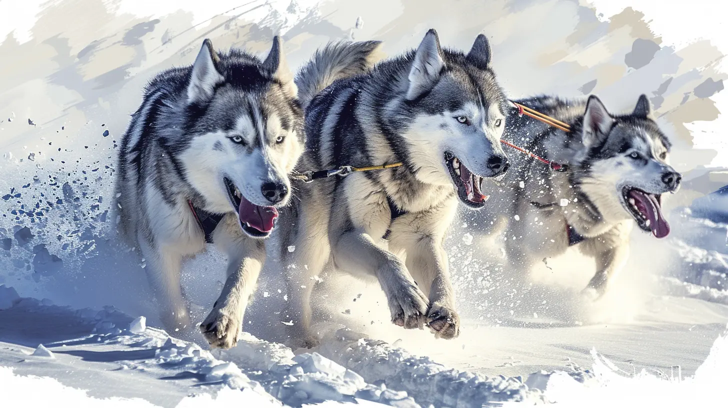 The Thrill of the Arctic: Dog Sledding Over Snow-Covered Trails