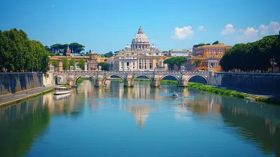 Marveling At The Grandeur Of St Peters Basilica In Vatican City