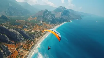 Paragliding Paradise: Soaring Over Stunning Landscapes