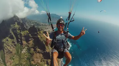 Paragliding Paradise: Soaring Over Stunning Landscapes