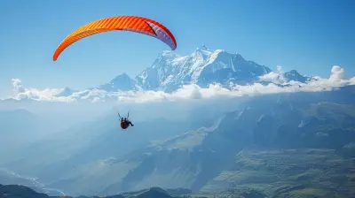 Reaching New Heights: Paragliding Over Majestic Mountain Landscapes