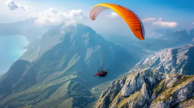Reaching New Heights: Paragliding Over Majestic Mountain Landscapes