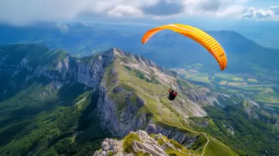 Reaching New Heights: Paragliding Over Majestic Mountain Landscapes
